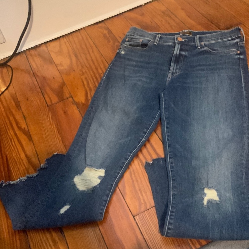 MOTHER The Insider Frayed Hem